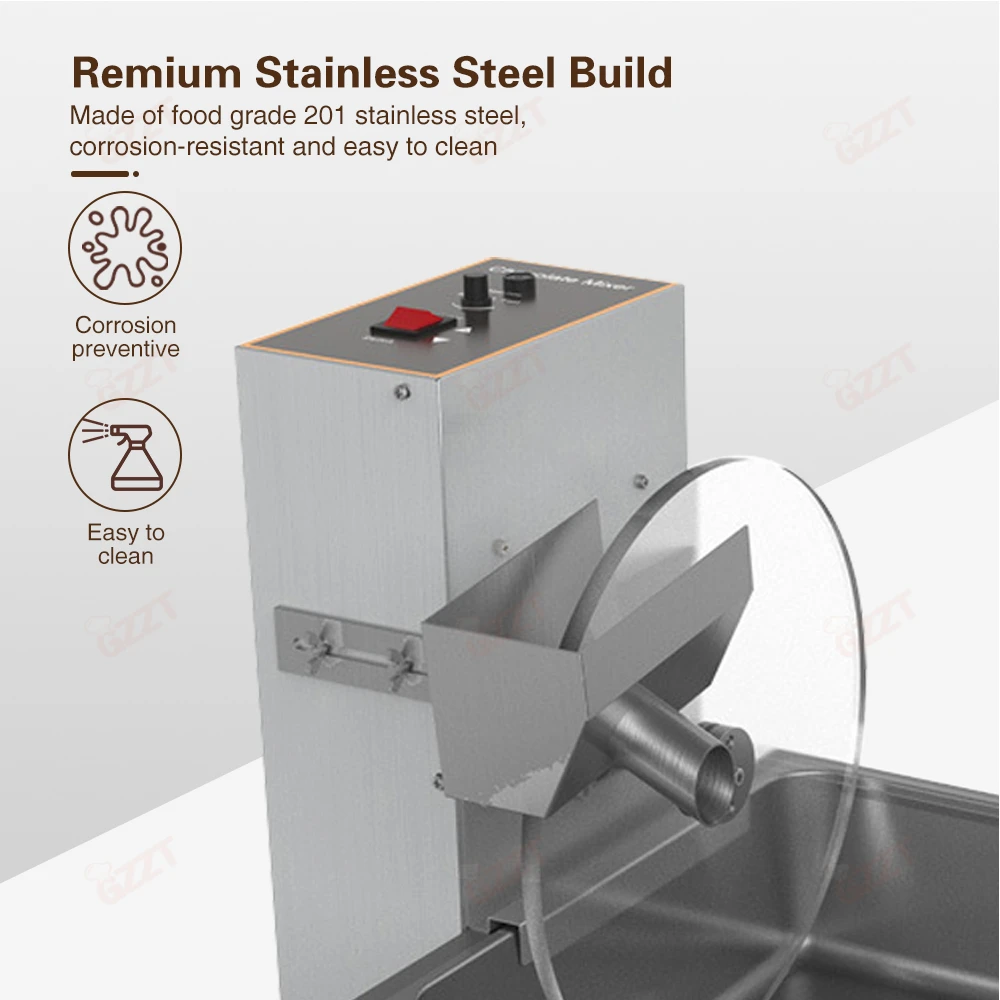 Commercial Tabletop Chocolate Blocks Heat Dissolving Dispenser Machine Automatic Chocolate Syrup Mixing Blending Machine
