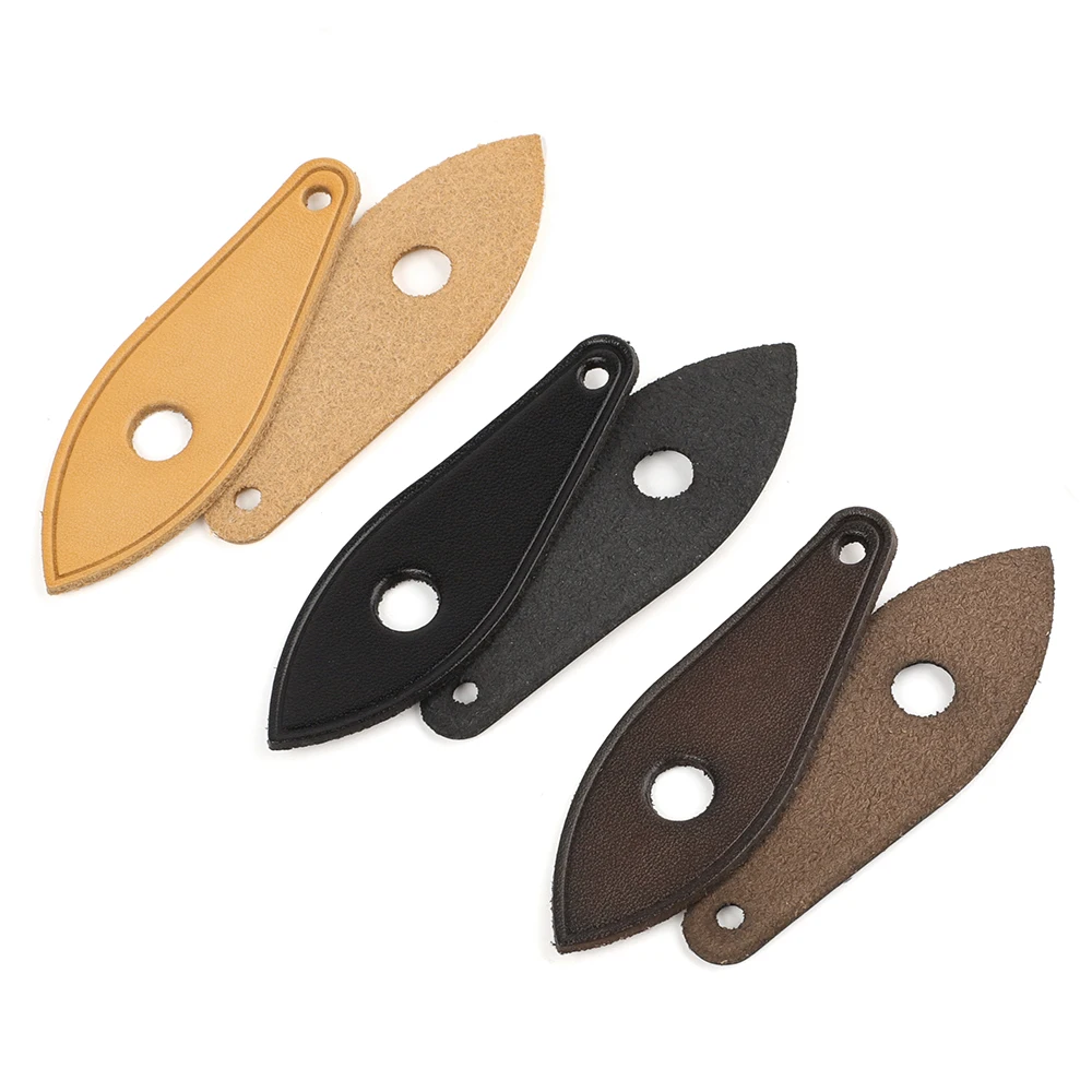 2 قطعة DIY بها بنفسك جلد طبيعي البريدي مجتذب استبدال سستة رؤساء ل نانو سبيدي الأمتعة على ظهره سترة حقيبة الملحقات