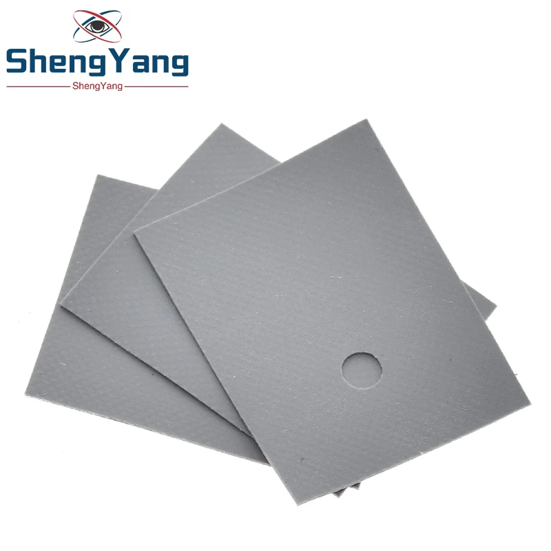 TZT 10pcs Large TO-3P TO-247 silicone sheet insulation pads silicone insulation film