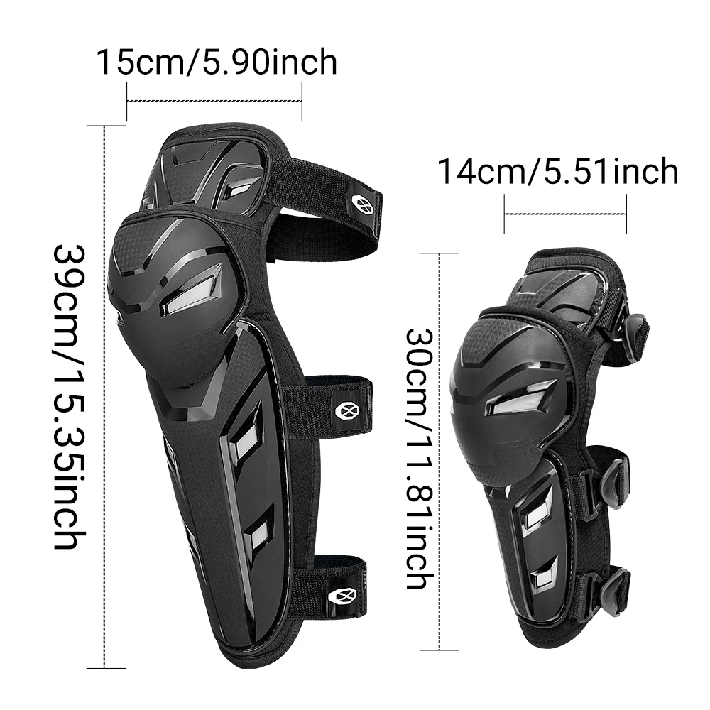 Motorcycle Knee Elbow Pads 4Pcs Suit Off-road Cycling Activity Anti-fall Protection Biking Four Seasons Leg Motorcycle Equipment