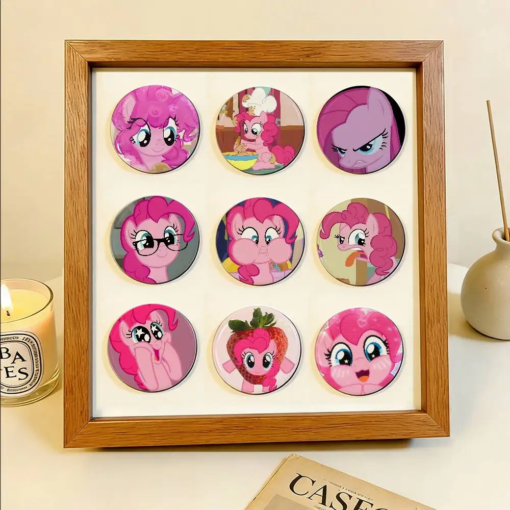 Cute P-Pinkie P-Pie Kawai Badge Pins For Friend, Backpack, Clothing, Collectible Accessories, Jewelry Gift