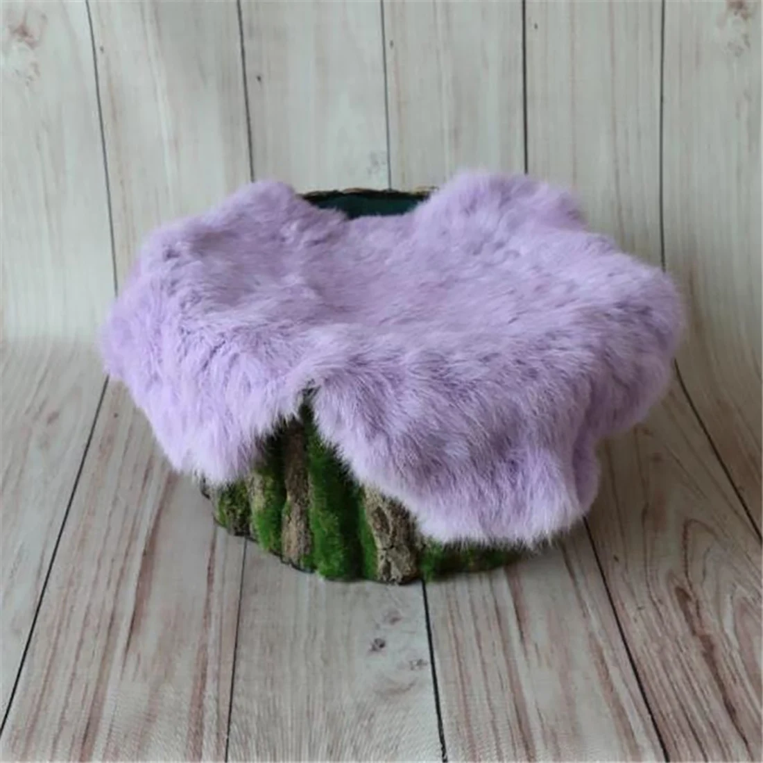 

Newborn Baby Fur Blanket Rabbit Fur Blanket Newborn Photography Basket Stuffer Filler Photo Props