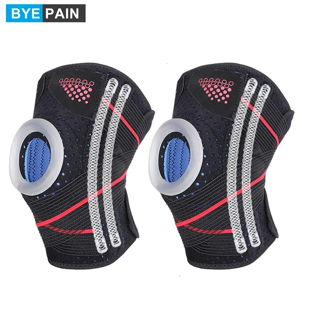 

BYEPAIN Knee Support Brace Stabilizers for Meniscus Tear Knee Pain ACL MCL Injury Recovery Adjustable Knee Pads for Men Women