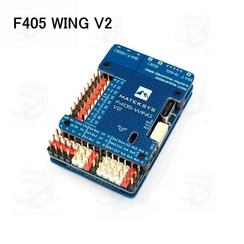 BaMas1pcs For Matek MATEKSYS F405 WING V2 M32F405RGT6 Flight Controller Built-in ICM42688P OSD Slot For ArduPilot INAV Toy Airpl