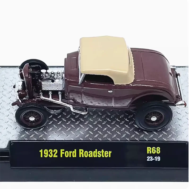 Diecast 1: 64 Scale 1932 Ford Roadster Classic Car Simulation Alloy Car Model Collection Display Toy Gifts