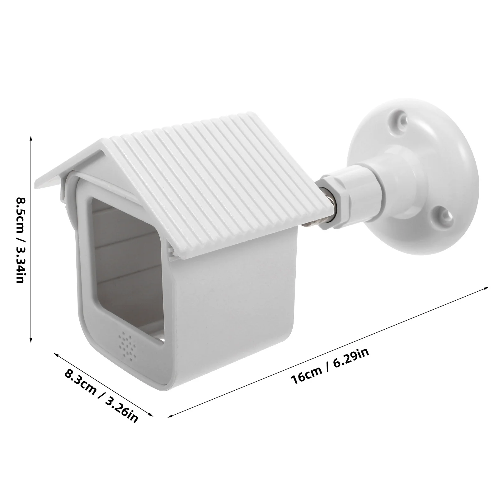 1 مجموعة غطاء حماية الكاميرا دائم مقاوم للماء كاميرا الأمن في الهواء الطلق الظل سهلة التركيب تمديد عمر ملحقات المنزل #6