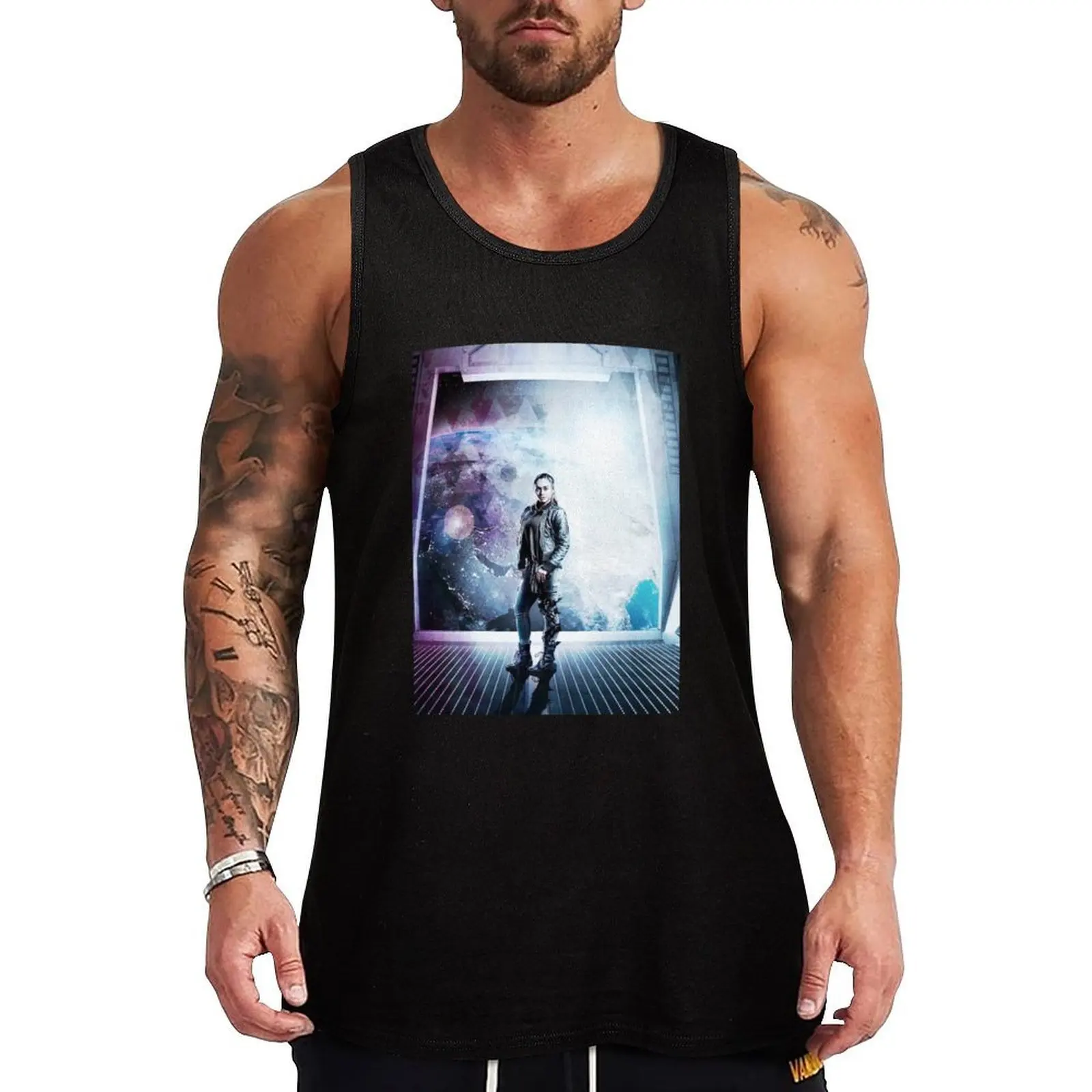 Raven Reyes Tank Top Abstract Graphic Tank Top Art Print Sleeveless