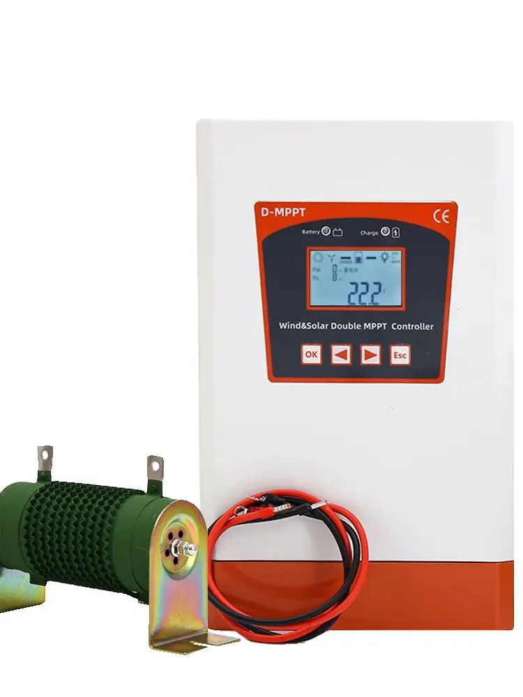 8KW Dual MPPT Windenergie-Hybridsystem Lade-Solarregler 12V 24V und 24V 48V Automatische Anpassung Haushalt Windkraftanlage