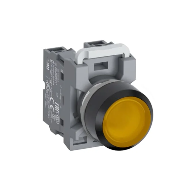 1-unidade-nova-botao-de-pressao-momentaneo-mp1-41y-11-embutido-amarelo-iluminado-plastico-preto-1-na-1nf-690-v
