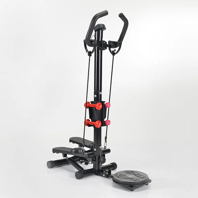 4‑In‑1 Home Multifunctional Stepper with Armrest Foot‑Pedal Up‑Down Step Trainer for Body Shaping Cardio Fitness Workout Gear