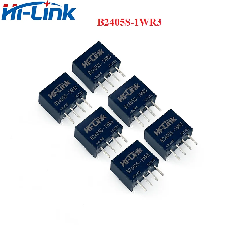 Бесплатная доставка, 2 шт., заводской 1 Вт, 24 В до 5 В, высокоэффективный мини-изолированный модуль питания для умного дома B24_S-1WR3