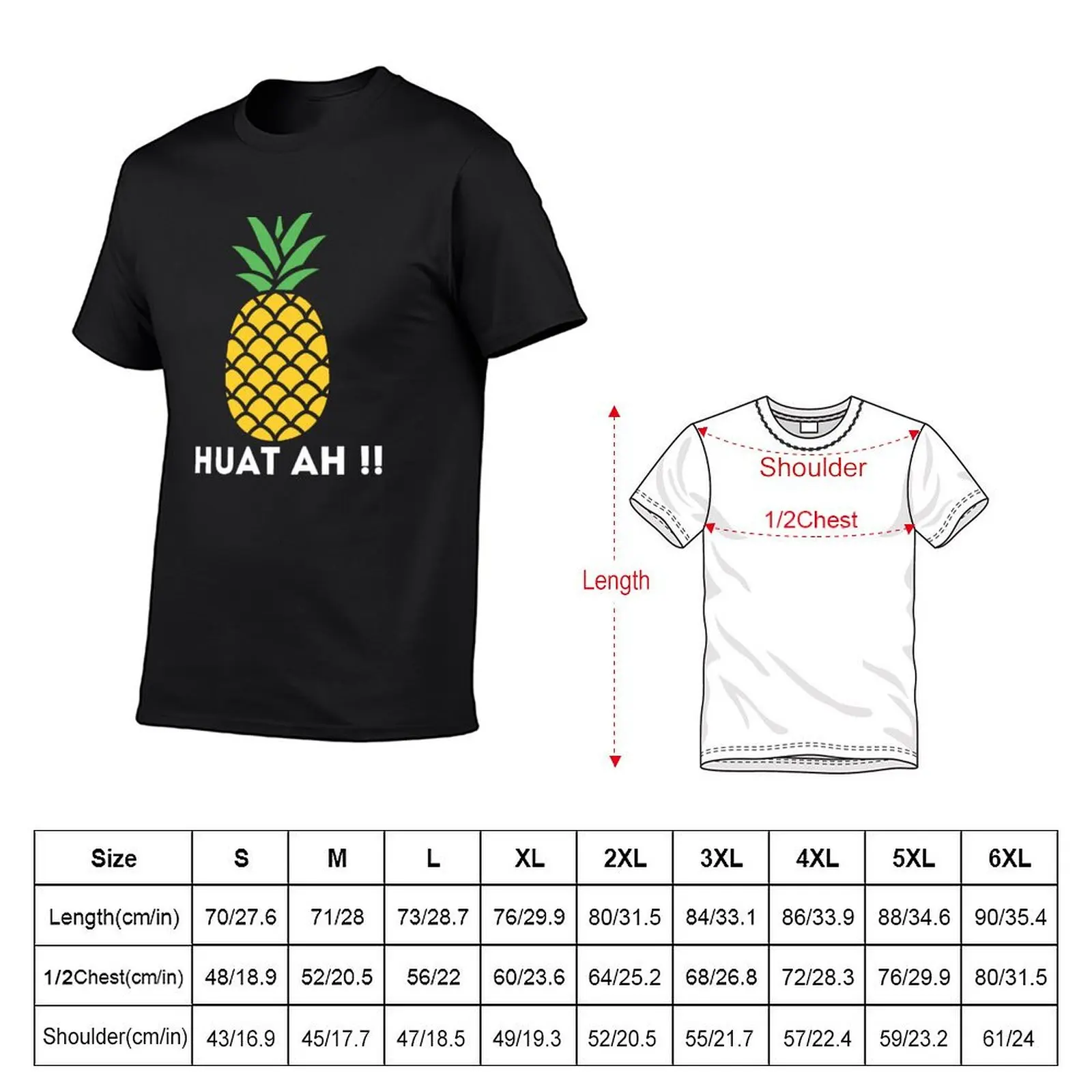 Singlish - Huat Ah (Good Wealth) T-Shirt oversized graphic tee aesthetic clothes baggy shirts mens champion t shirts