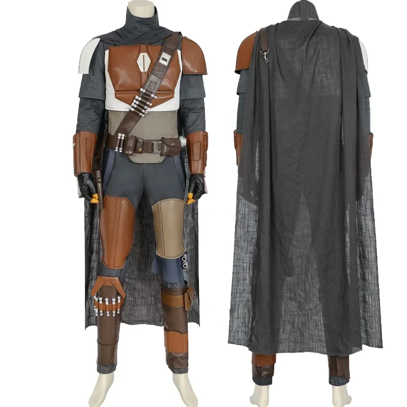 Halloween Party Full Props With Accessories Adult Star Mandalorians Battle Suit Cosplay Costume Stage Performce Outfit