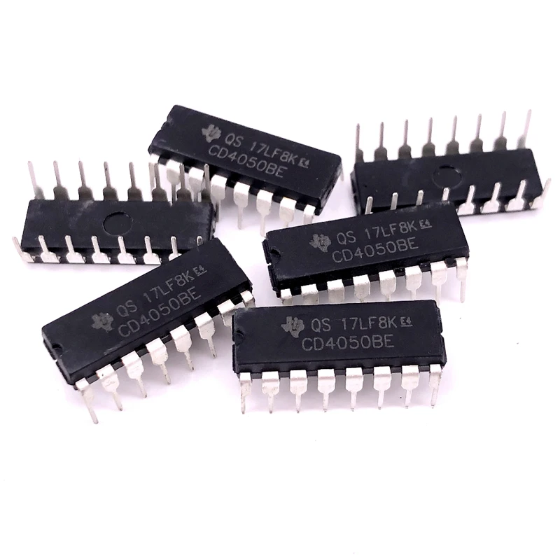 (10pcs) CD4050BE DIP-14 CD4050 DIP14 4050BE DIP CMOS Hex Buffer/Converters