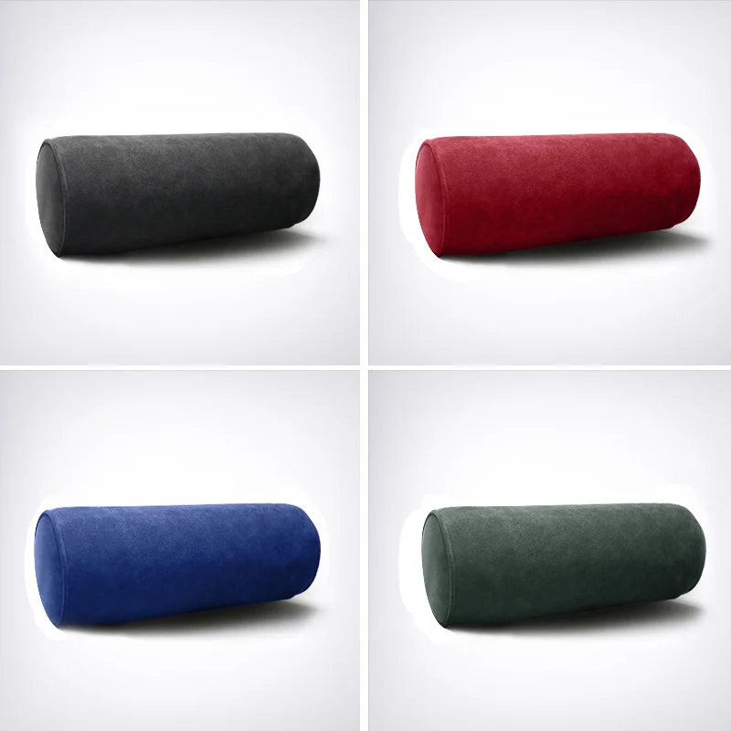 For KIa K1 K2 K3 K5 K6 and every auto Alcantara car headrest neck pillow round headrest high-end car interior Car accessories