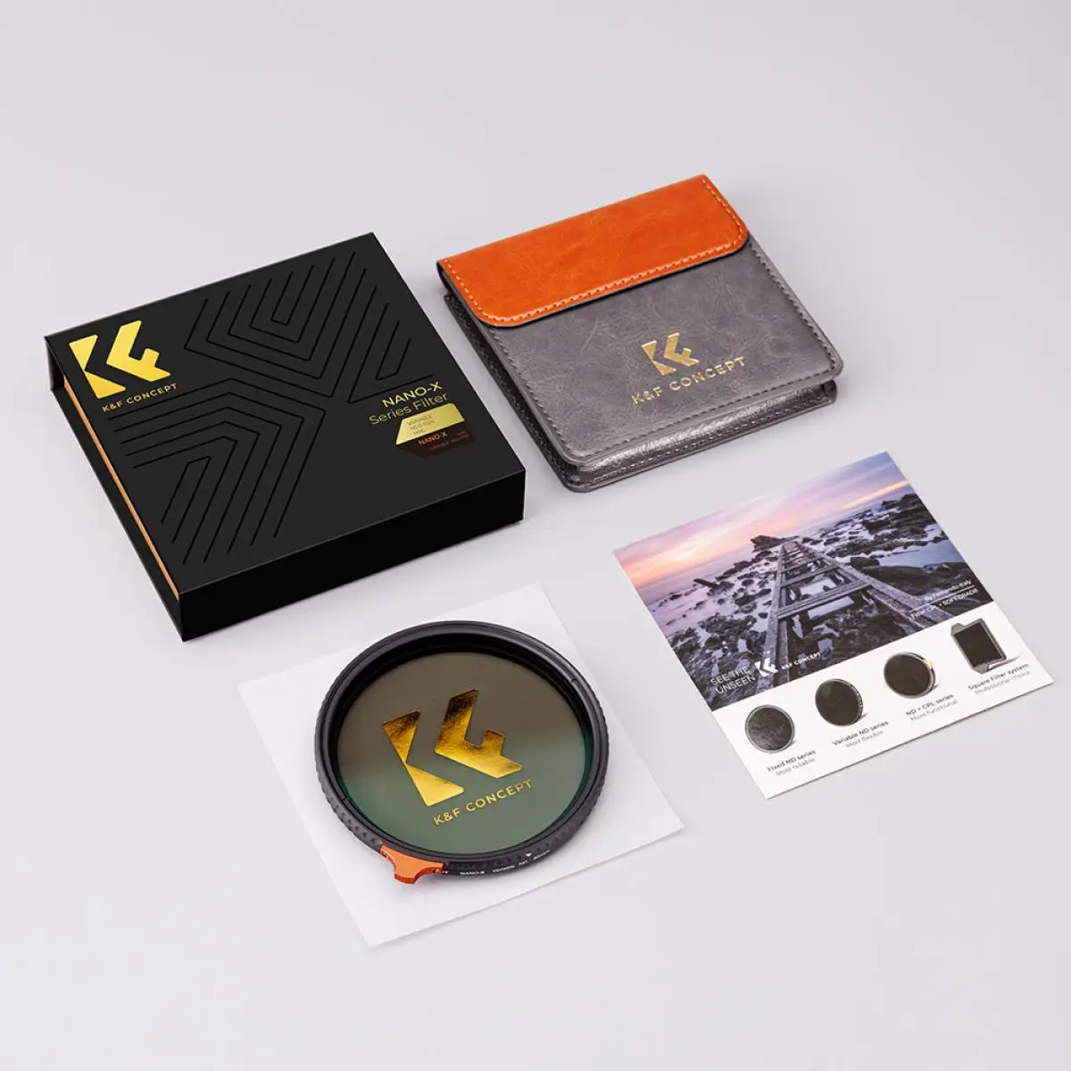 K&F Concept 67 mm variabler ND-Filter ND3 ND1000 77 mm 82 mm ND3-1000 Ultradünner Filter NANO-X-Serie 49 mm 52 mm 55 mm 58 mm 62 mm 72 mm – Detail 10