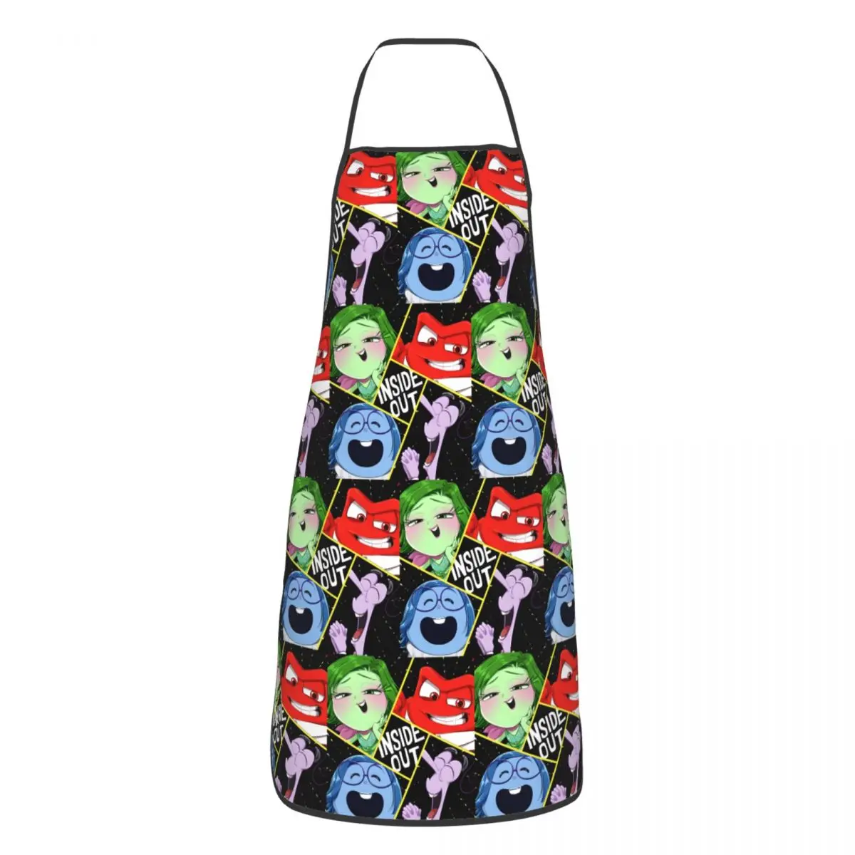 

Custom Unisex Inside Out Cartoon Kitchen Chef Cooking Baking Apron Men Women Classical Tablier Cuisine for Painting