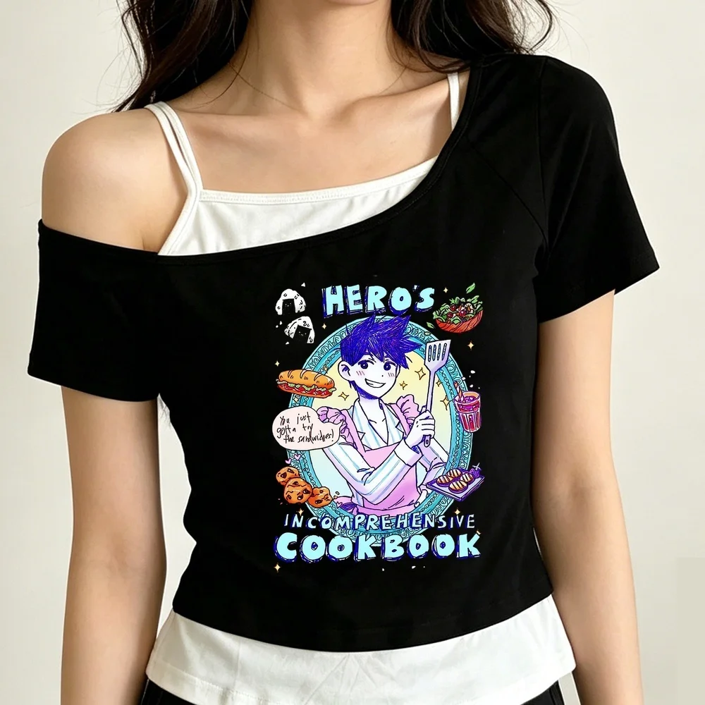 Omori crop top teen vintage meme dollette emo t shirt alternative  vintage cheap gyaru