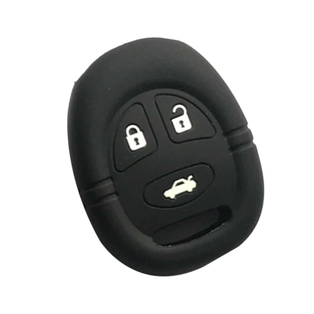 Simplifie sua gerenciamento de chave com capa de chave de silicone para Saab 93 95 Fob Remote Holder 3 botões Mantém suas chaves no pedido