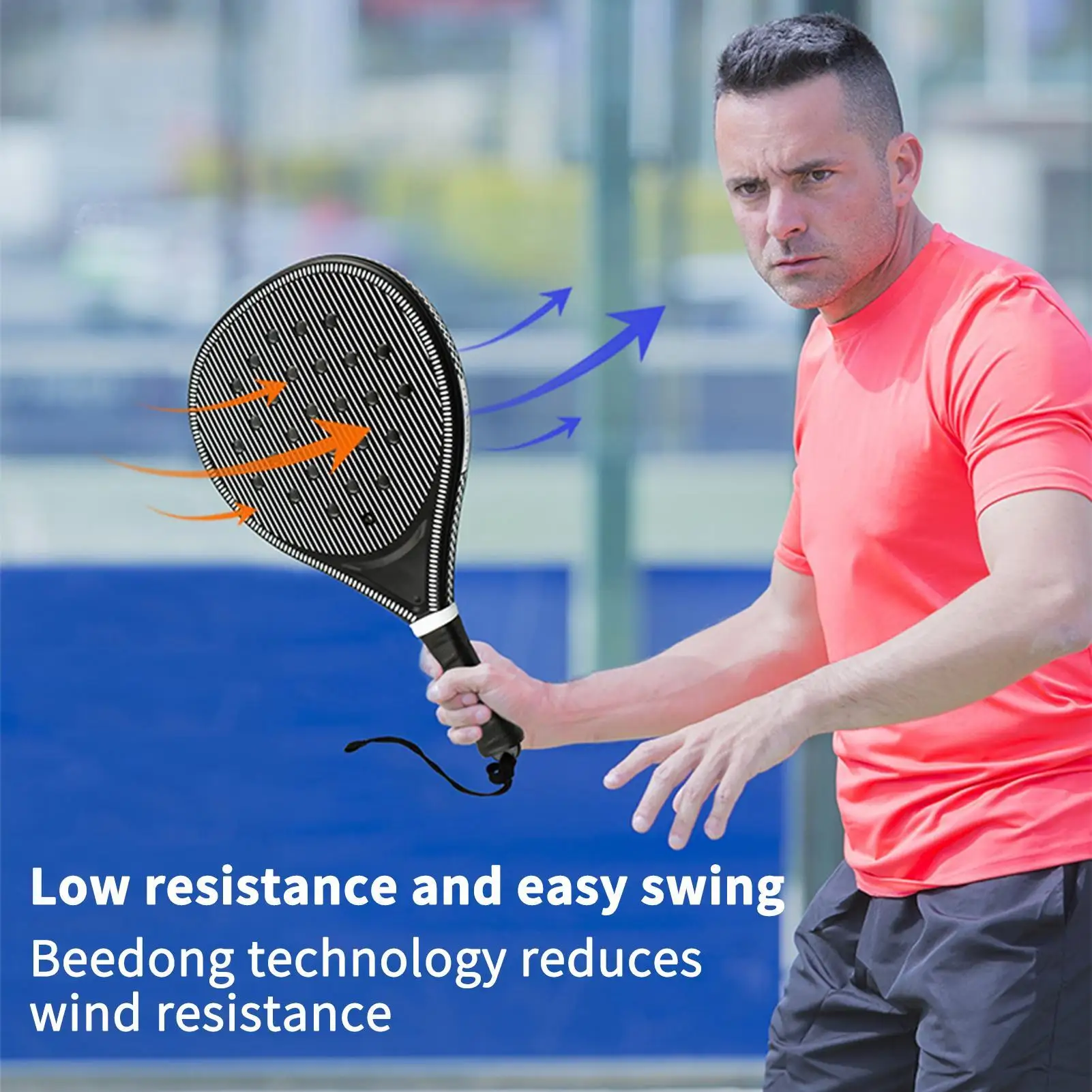 Pickleball Set Carbon Fiber Lightweight Non-Slip Portable Paddle Pickle Ball Racket For Women Kids Adults Sports Games Practice