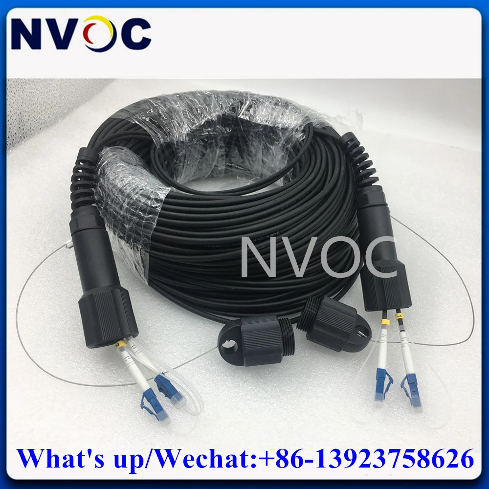 

2Core 100M 150M 200M Outdoor Waterproof MM 50/125 62.5/125 2C PDLC FTTA DVI LC-LC Fiber Armored LSZH Cable Patch Cord Jumper