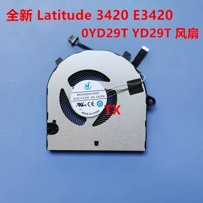 New Fan for DELL Dell Latitude 3420 E3420 0YD29T YD29T