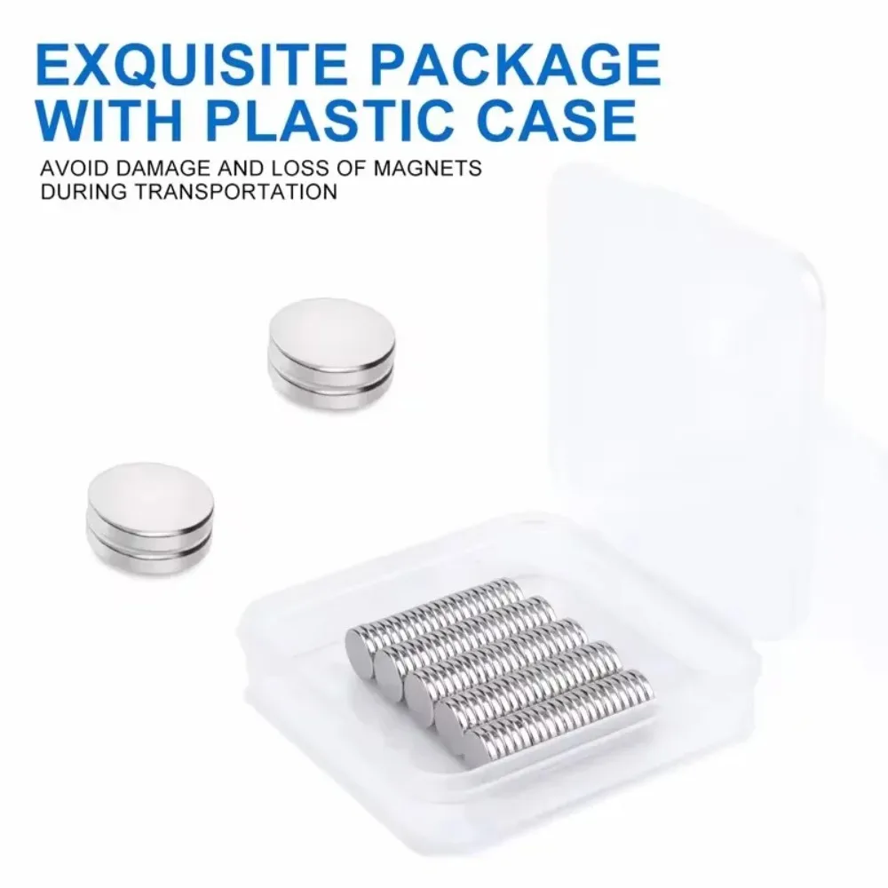 Round  Magnets, Mini Refrigerator  Magnets Disc for Whiteboard Locker Fridge DIY Crafts