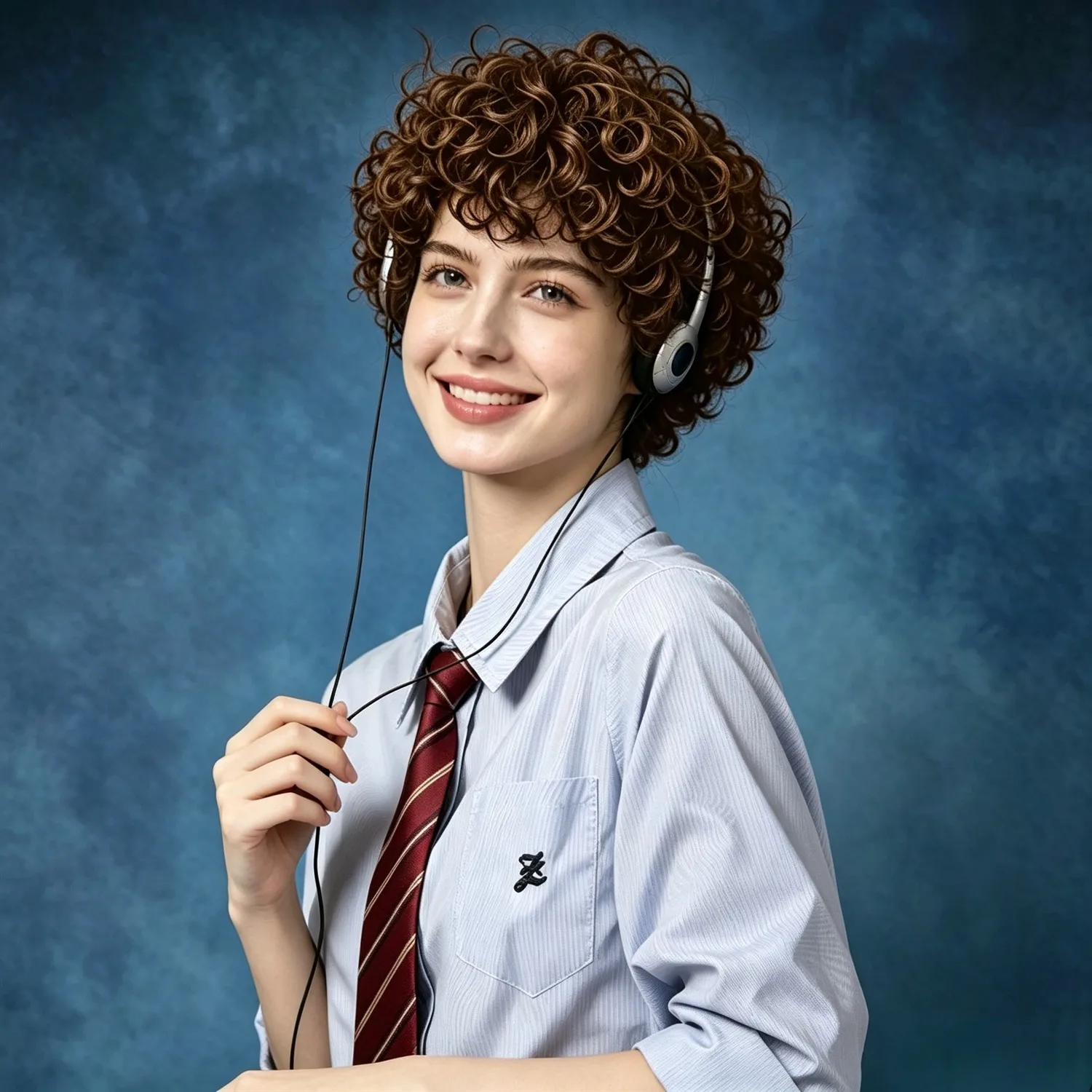 Afro Kinky Curly Wig Short 8 Inch Brown 250% Density Heat Resistant Synthetic Wig, Costumes wigs, role playing, weddings