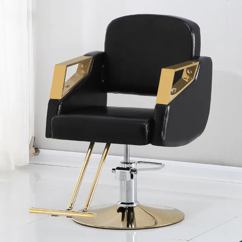 Comfortable Modern Barber Chair Footrest Rotate Salon Chair Swivel Professional Hairdresser Chaise De Coiffure Salon Furniture