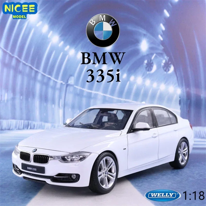 

WELLY 1:18 BMW 335i sedan High Simulation Metal Car Classic Alloy Model Toy Cars for Children Gifts Collection B560