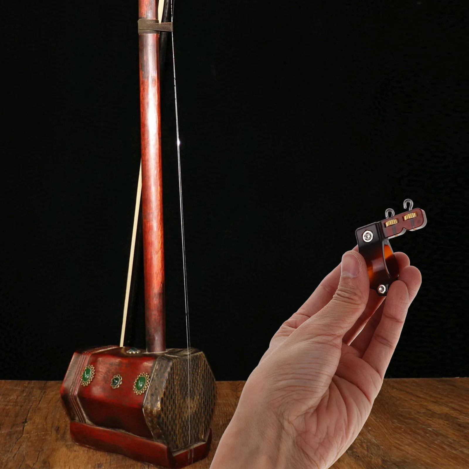 

Trustworthy Erhu Tuner Scientific Design Fast Calibration Erhu String Adjuster Replacement Parts for Enhanced Practice