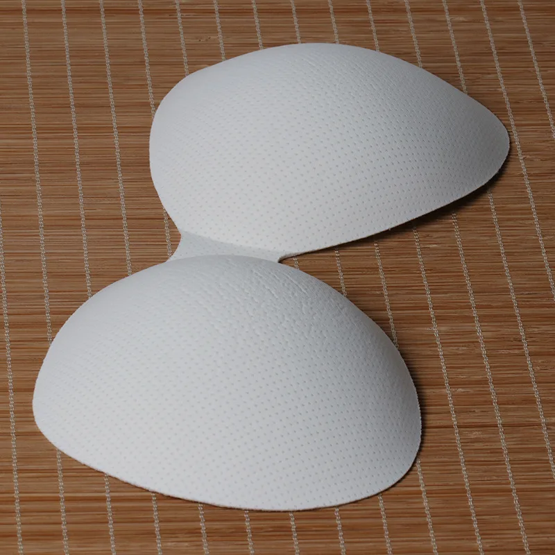 10PCS  Latex Breast Pad Integrated Gathering Breathable Medium Thick Underwear Mold Cup Soft One-piece Bra Insert Accessories