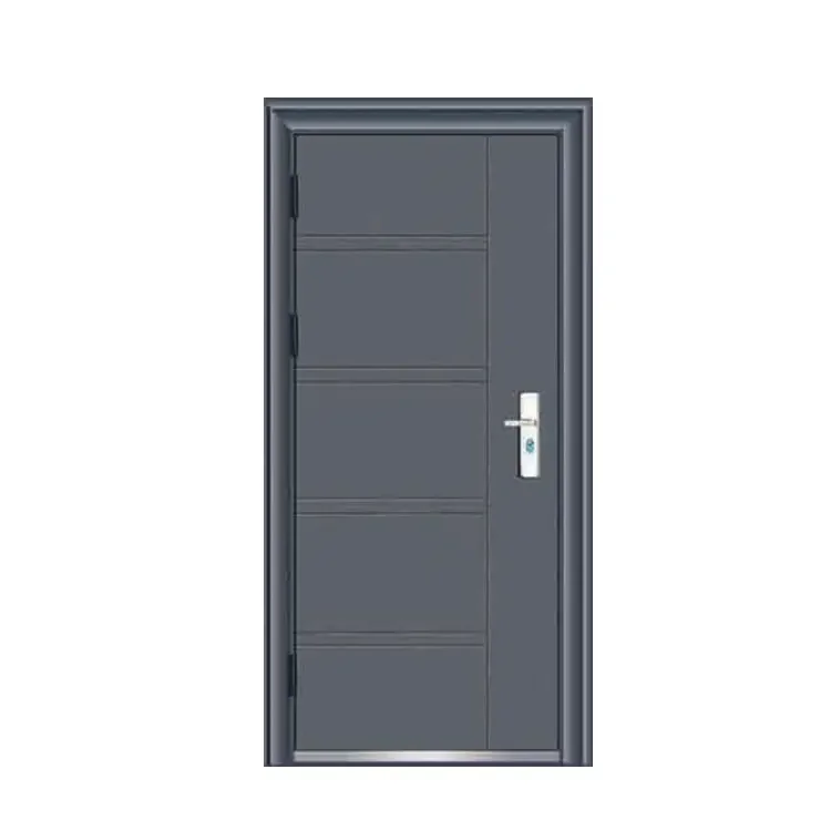 Single Steel Security Entrance Main Door Design Modern Security Stainless Steel Door Design