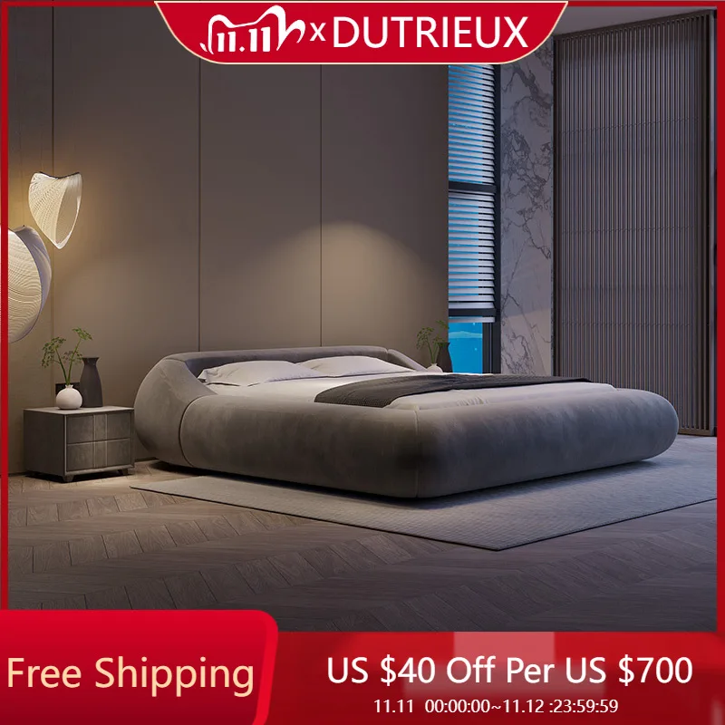 

Classic Designer Bed Apartment Fashionable Master Bedroom Frame Bed High Quality Princess Apartment Cama De Casal Home Furniture