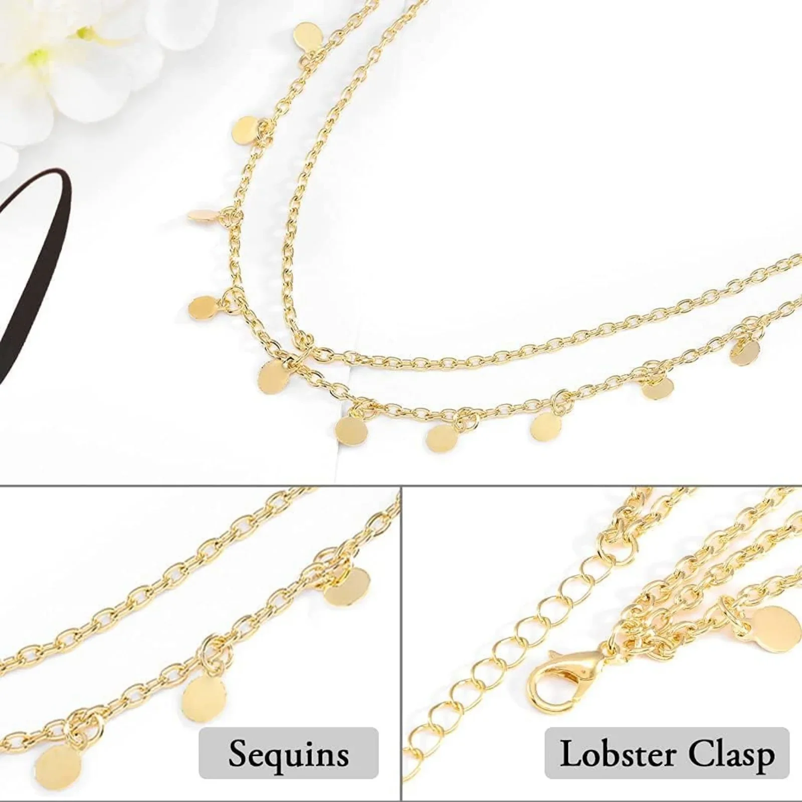 1PC Boho Style Gold Chain Head - Jewelry Making For Adults ulasan dan harga