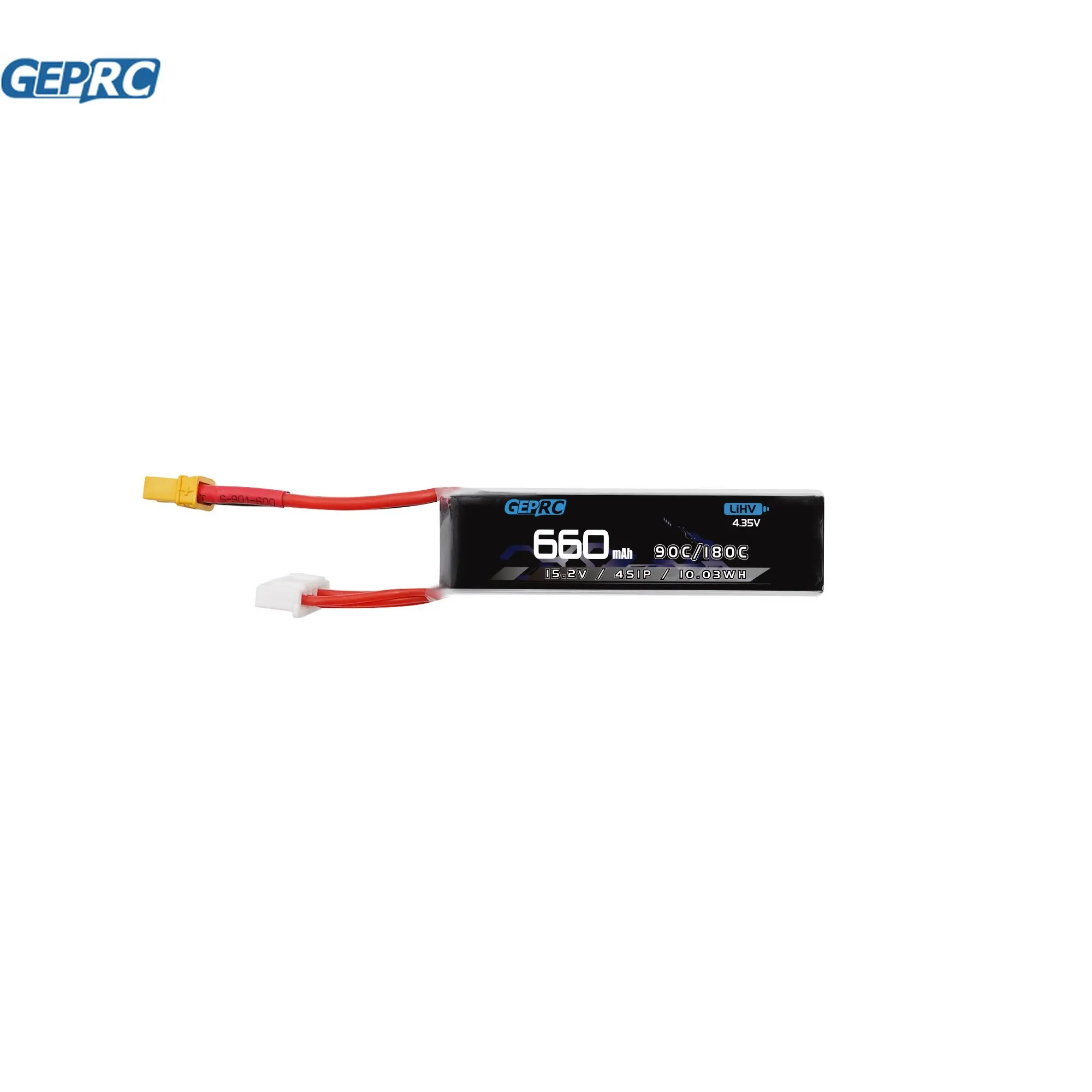 GEPRC-Batterie Fuchsia 4S, 660mAh, 90/180C, HV, 3.8V/4.35V, adaptée à la série CinelAustin pour importateur quadrirotor RC FPV, pièces d'accessoires