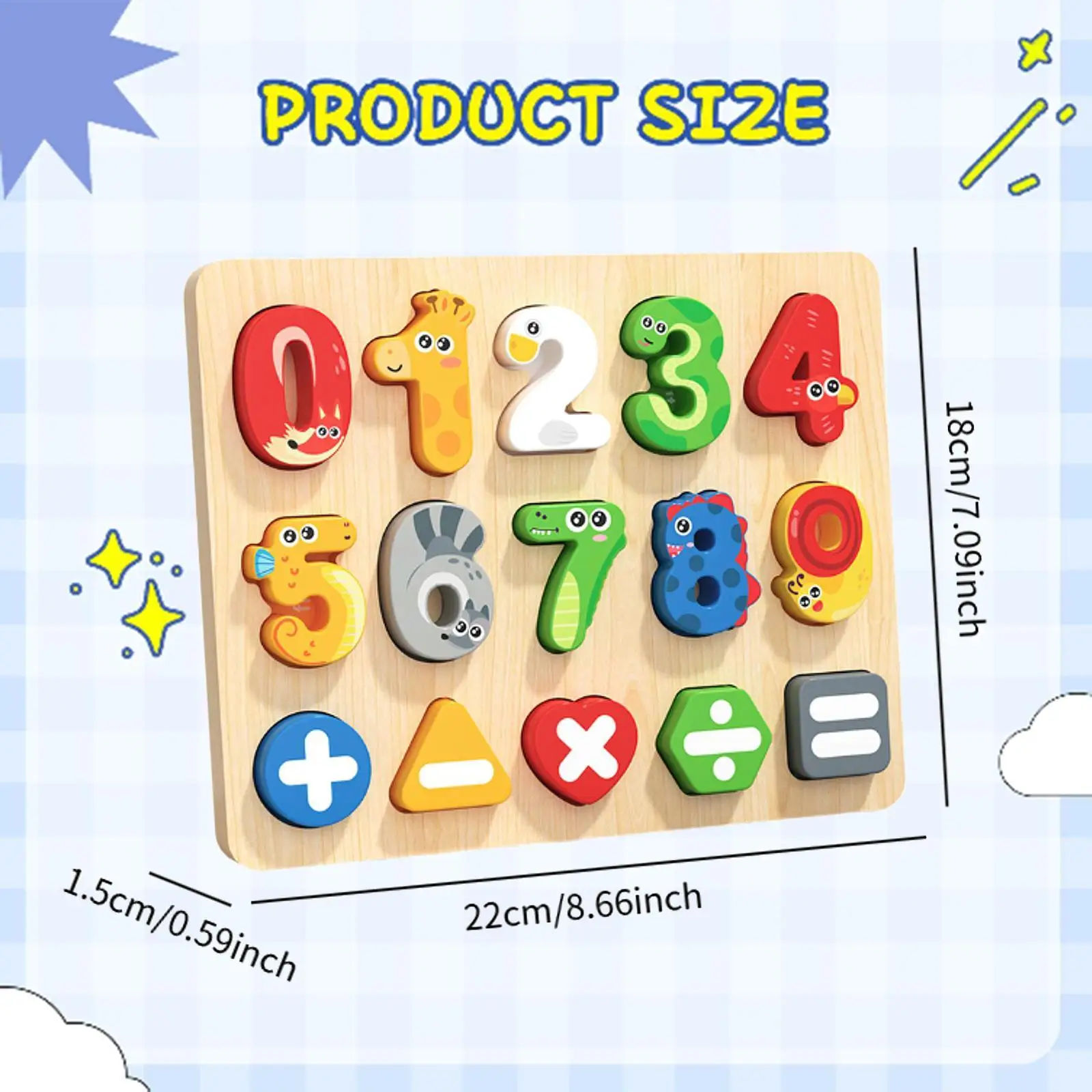 Quebra-cabeça de madeira para crianças, desenvolvimento, leve, jogo de tabuleiro educacional precoce para idades de 3 4 5 e mais crianças meninos meninas presentes