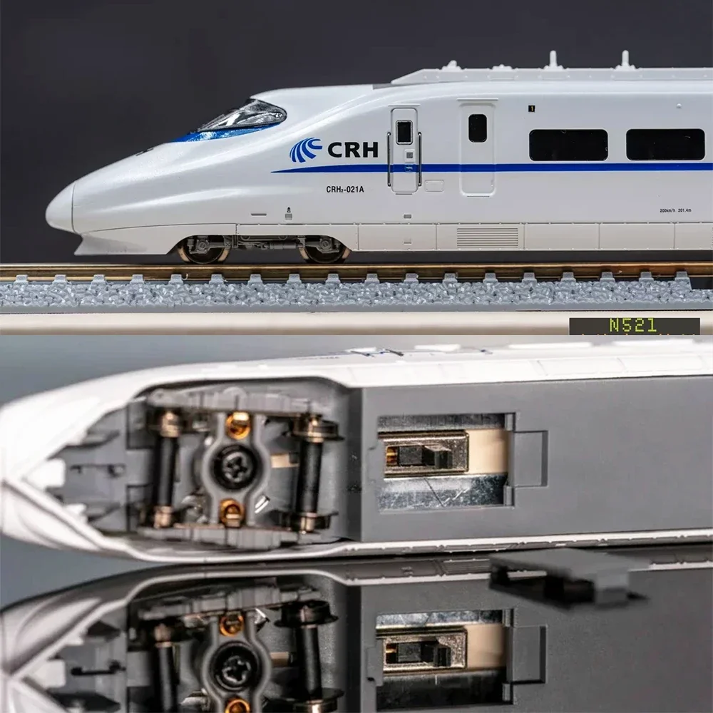 KUNTER 10-304L Train Model N Type 1/160 CRH2 Type Train 8-section Set Rail Car Toy