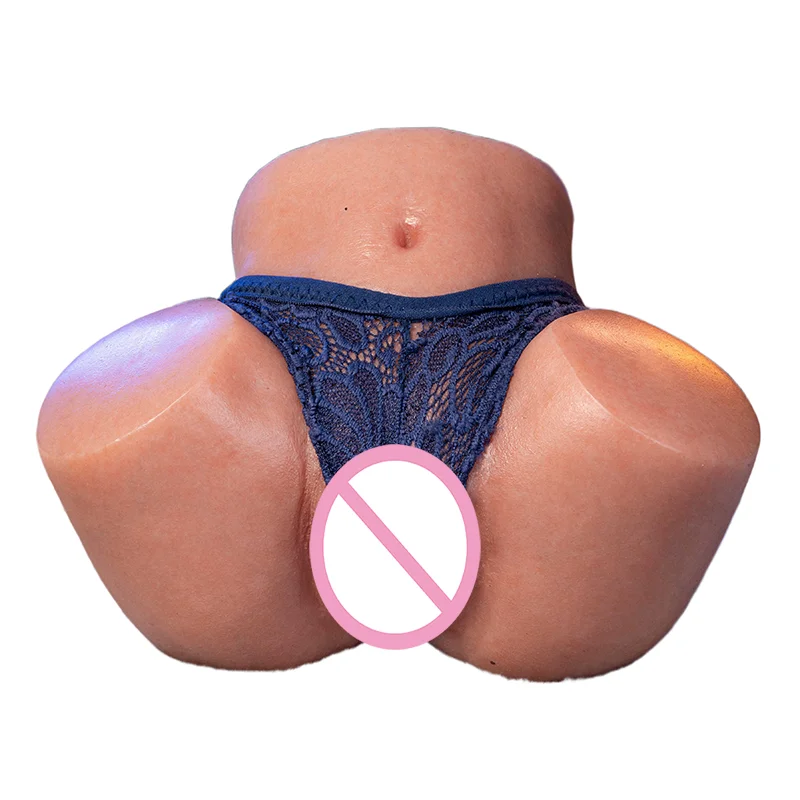 MIVM 2.1KG Silicone Sex Toys Realistic Vagina Sexy Ass Real Pussy Anal Male Masturbator Artificial Big Butts Half Body Doll
