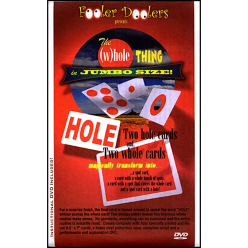 

The (W)Hole Thing (с карточками) от Fooler Dooler Magic Tricks Крупным планом Карточка Магический трюк Сцена Магия Уличный ментализм Иллюзии