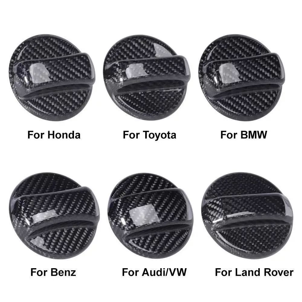 Carbon fiber car fuel tank cap and fuel decorative cap are suitable For multiple vehicle accessories