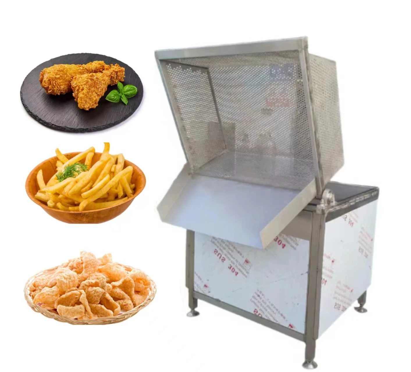 Factory Price Commercial Electric Heating /  Heating Frying Machine Potato Chips and Meat Deep Fryer