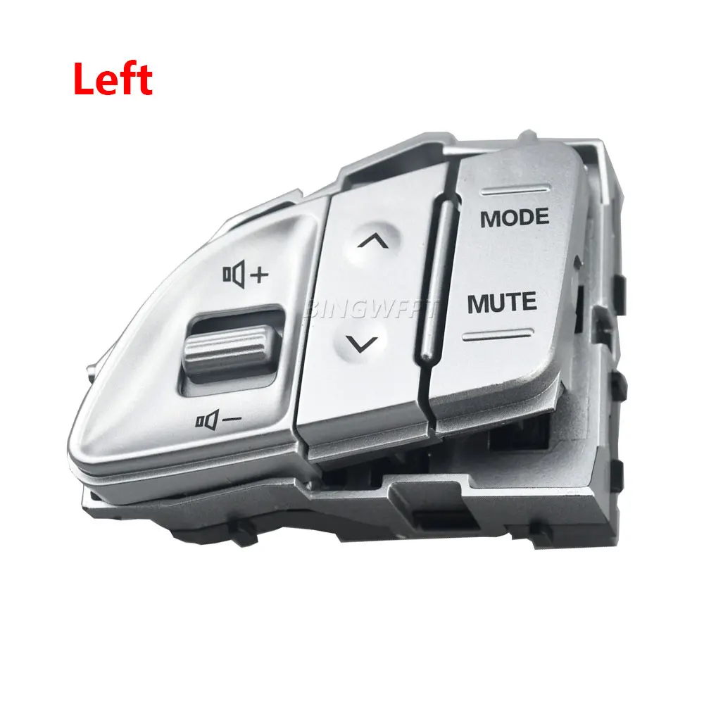 Silver Steering Wheel Button For Hyundai Tucson IX35 2010-2017 Bluetooth Phone Cruise Control Volume Switch