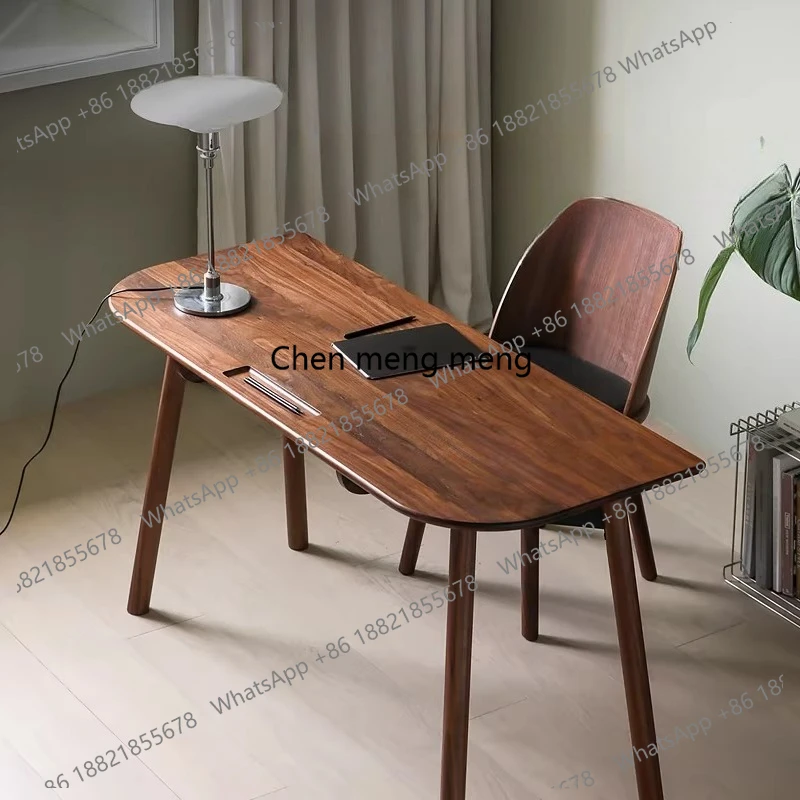 Minimalist Wooden Office Desk Standing Modern Space Saving Office Desk Bedroom Conference Escrivaninha Commercial Furniture
