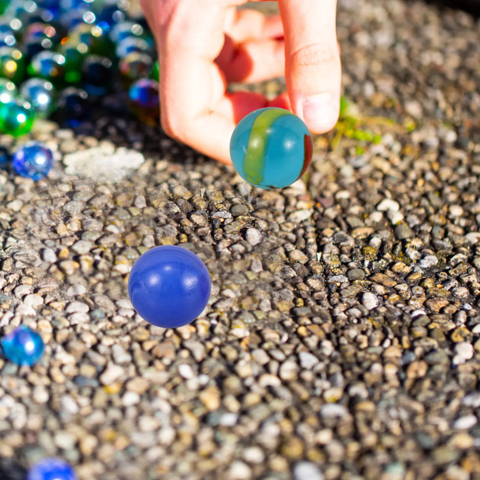 

60Pcs Colorful Glass Marbles Solid Polished Balls Decorative Fish Tank Decoration Board Game Accessories for and Collectors
