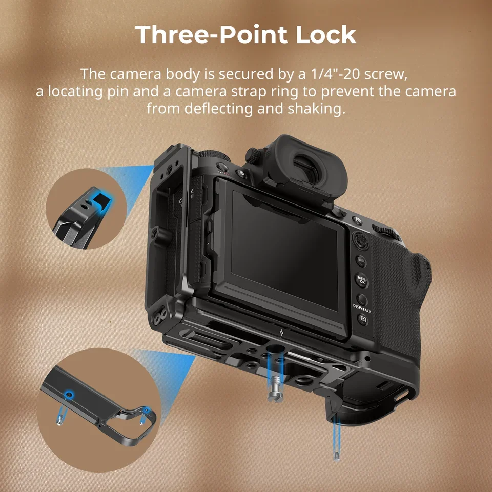 NEW For SmallRig 4716 GFX100S II L Grip L-Shape Mount Plate for FUJIFILM with Dual Arca- Quick Release Plate