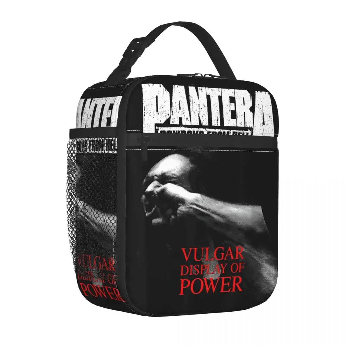 

Ланч-боксы Pantera Vulgar Display Of Power Merch, ланч-боксы с тяжелым металлическим ремешком, охладитель Harajuku, термальный Ланч-бокс для путешествий