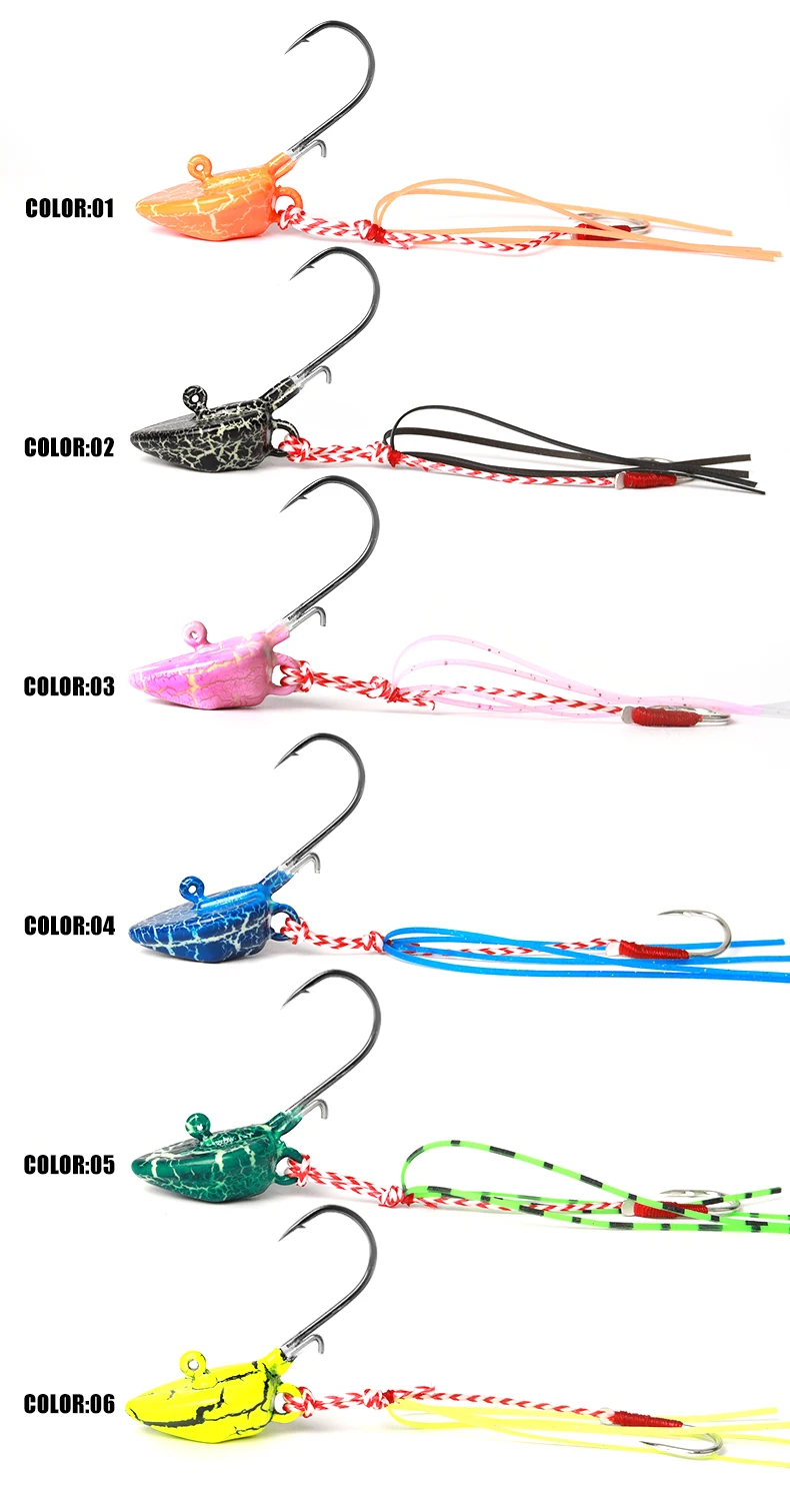 LEYDUN Heiße Angelköder DEEP CONTROL UP Tenya Madai Jig Kabura Salzwasser Jighead Blei Meer Bootfahren Köder Garnelen Gummirock Jigs – Detail 5