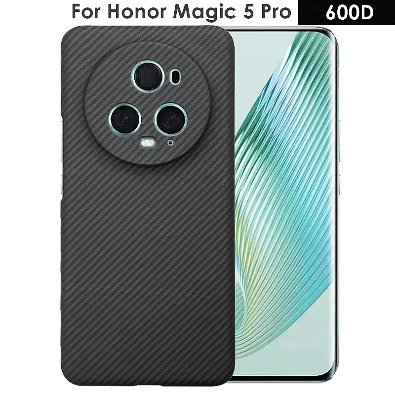 

Ультратонкий чехол из углеродного волокна с защитой от падения для Honor Magic 5 Pro, чехол из арамидного волокна для Honor Magic 5 Business Fundas