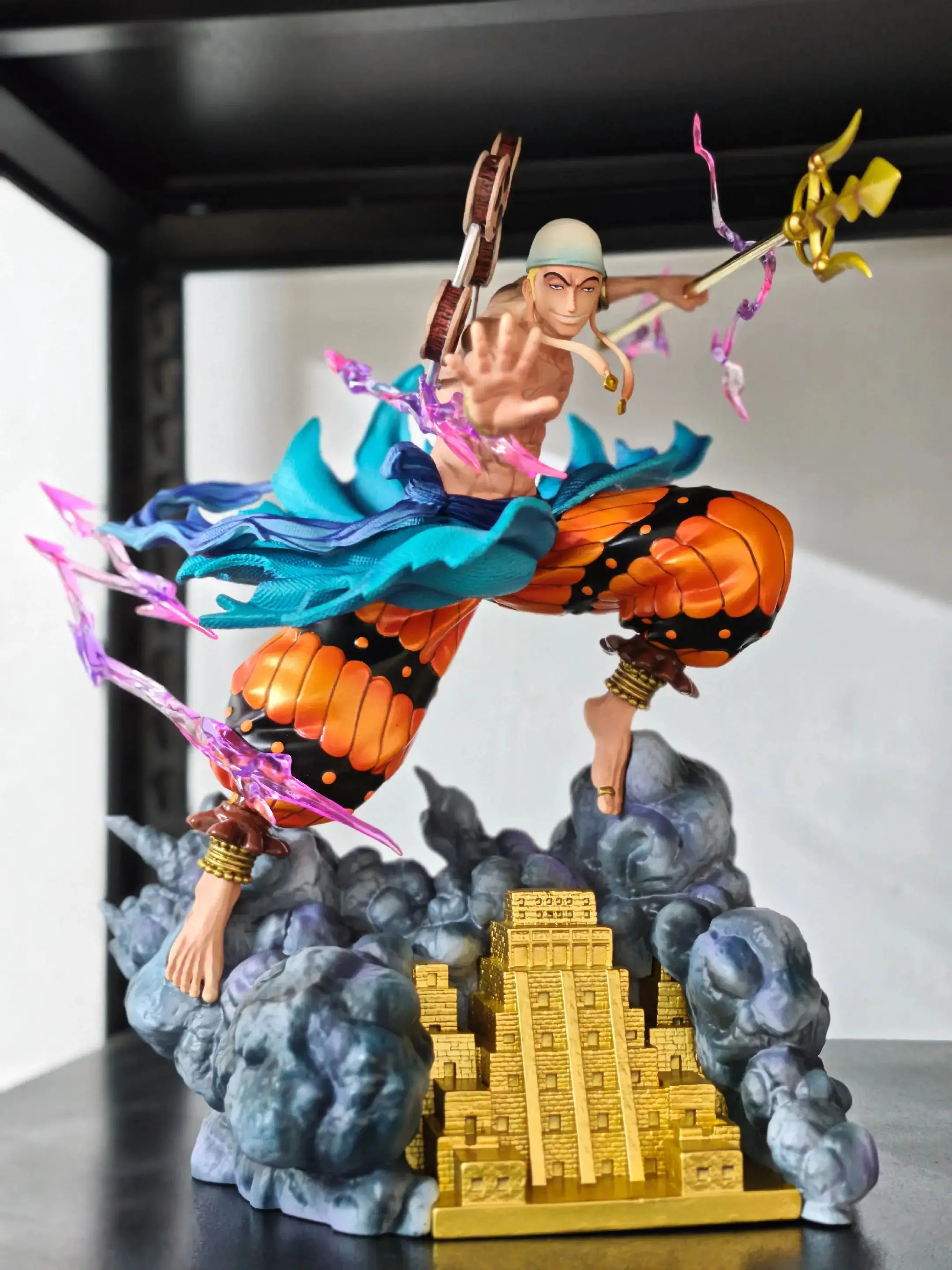 

One Piece Enel PVC Statue 29cm JT Studio Tianhui Series - "God of Thunder" Anime Collectible Figure, Perfect Gift